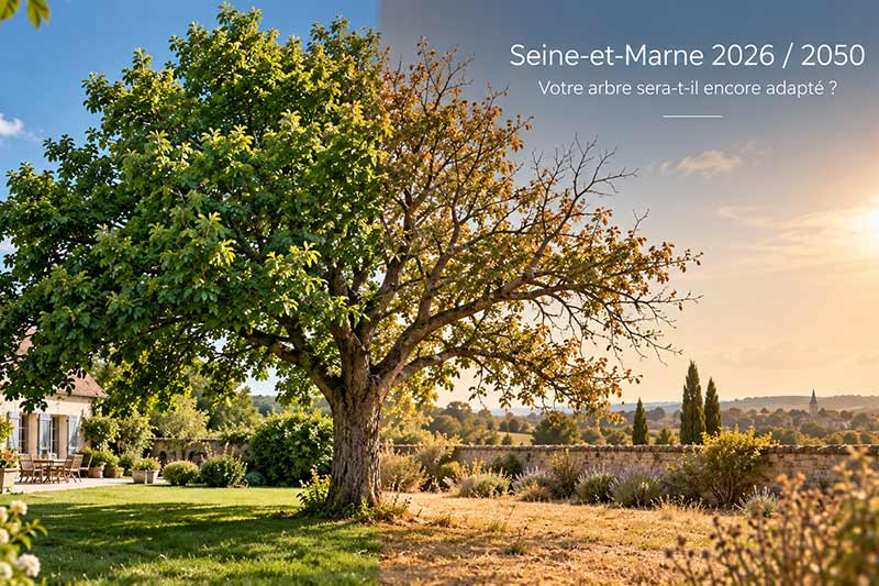 Votre arbre sera-t-il encore adapté à la Seine-et-Marne en 2050 ? 